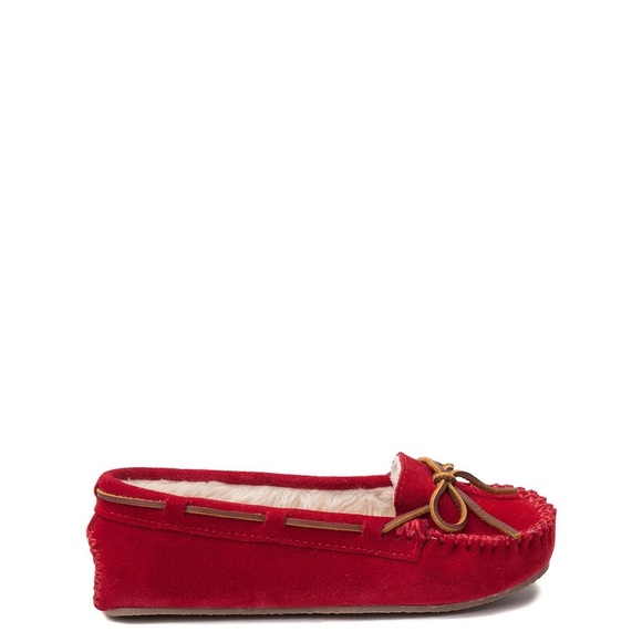 Minnetonka Women's Cally Slipper Red **Sold** - Picture 5 of 7